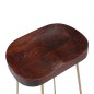vidaXL Taburetes de cocina gavin 2 unidades madera maciza de mango vidaXL Taburetes de cocina gavin 2 unidades madera maciza de mango