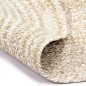 vidaXL Alfombra hecha a mano de yute marrón y blanco 180 cm vidaXL Alfombra hecha a mano de yute marrón y blanco 180 cm