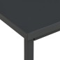 vidaXL Escritorio industrial cajones acero gris antracita 105x52x75 cm