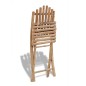 vidaXL Juego de comedor de jardín plegable 5 piezas de bambú vidaXL Juego de comedor de jardín plegable 5 piezas de bambú