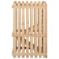 vidaXL Caja para patatas madera maciza de pino 50x50x80 cm