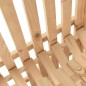 vidaXL Caja para patatas madera maciza de pino 50x50x80 cm
