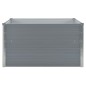 vidaXL Jardinera elevada de acero galvanizado gris 100x100x45 cm vidaXL Jardinera elevada de acero galvanizado gris 100x100x45 cm