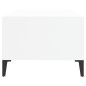 vidaXL Mesa de centro madera contrachapada blanco 90x50x36,5 cm vidaXL Mesa de centro madera contrachapada blanco 90x50x36,5 cm