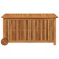 vidaXL Caja de almacenaje de jardín ruedas acacia maciza 113x50x58 cm vidaXL Caja de almacenaje de jardín ruedas acacia maciza 113x50x58 cm