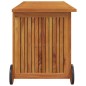 vidaXL Caja de almacenaje de jardín ruedas acacia maciza 113x50x58 cm vidaXL Caja de almacenaje de jardín ruedas acacia maciza 113x50x58 cm