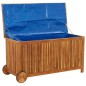 vidaXL Caja de almacenaje de jardín ruedas acacia maciza 113x50x58 cm vidaXL Caja de almacenaje de jardín ruedas acacia maciza 113x50x58 cm