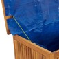 vidaXL Caja de almacenaje de jardín ruedas acacia maciza 113x50x58 cm vidaXL Caja de almacenaje de jardín ruedas acacia maciza 113x50x58 cm