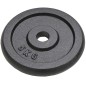 vidaXL Discos de pesas de hierro fundido 4 uds 2x10 kg+2x5 kg vidaXL Discos de pesas de hierro fundido 4 uds 2x10 kg+2x5 kg