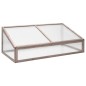 vidaXL Invernadero madera de abeto gris 110x58,5x39 cm vidaXL Invernadero madera de abeto gris 110x58,5x39 cm