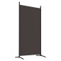 vidaXL Biombo divisor de 4 paneles de tela marrón 346x180 cm vidaXL Biombo divisor de 4 paneles de tela marrón 346x180 cm