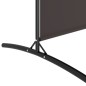 vidaXL Biombo divisor de 4 paneles de tela marrón 346x180 cm vidaXL Biombo divisor de 4 paneles de tela marrón 346x180 cm