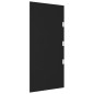 vidaXL Panel lateral dosel de puerta vidrio templado negro 50x100 cm vidaXL Panel lateral dosel de puerta vidrio templado negro 50x100 cm