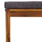 vidaXL Muebles de jardín 8 pzas cojines madera maciza de acacia vidaXL Muebles de jardín 8 pzas cojines madera maciza de acacia