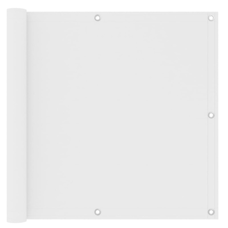 vidaXL Toldo para balcón tela oxford blanco 90x600 cm vidaXL Toldo para balcón tela oxford blanco 90x600 cm
