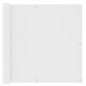 vidaXL Toldo para balcón tela oxford blanco 90x600 cm vidaXL Toldo para balcón tela oxford blanco 90x600 cm