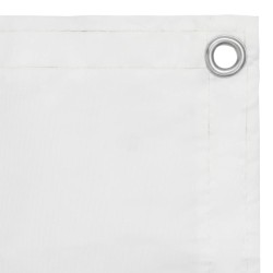 vidaXL Toldo para balcón tela oxford blanco 90x600 cm