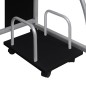 vidaXL Escritorio ordenador madera contrachapada negro 110x52x88,5 cm vidaXL Escritorio ordenador madera contrachapada negro 110x52x88,5 cm