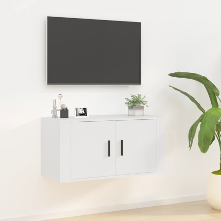 vidaXL Mueble para TV de pared blanco 80x34,5x40 cm