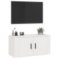 vidaXL Mueble para TV de pared blanco 80x34,5x40 cm