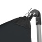 vidaXL Hamaca con soporte plegable negra vidaXL Hamaca con soporte plegable negra