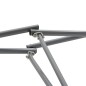 vidaXL Hamaca con soporte plegable negra vidaXL Hamaca con soporte plegable negra