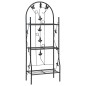 vidaXL Estante para macetas 3 niveles hierro negro 52x28x128 cm vidaXL Estante para macetas 3 niveles hierro negro 52x28x128 cm