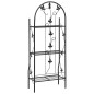 vidaXL Estante para macetas 3 niveles hierro negro 52x28x128 cm vidaXL Estante para macetas 3 niveles hierro negro 52x28x128 cm