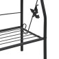vidaXL Estante para macetas 3 niveles hierro negro 52x28x128 cm vidaXL Estante para macetas 3 niveles hierro negro 52x28x128 cm
