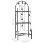 vidaXL Estante para macetas 3 niveles hierro negro 52x28x128 cm vidaXL Estante para macetas 3 niveles hierro negro 52x28x128 cm