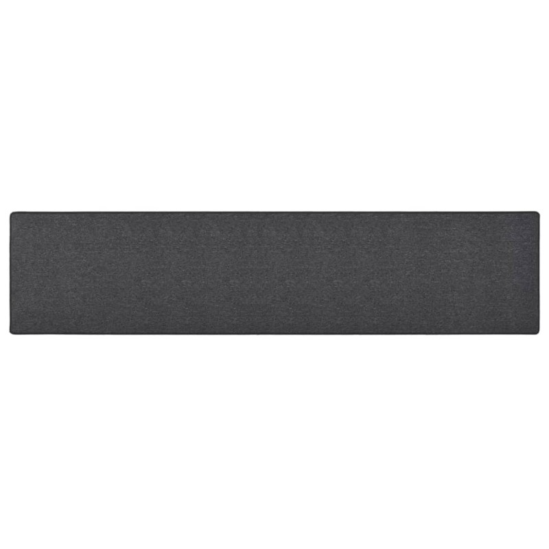 vidaXL Alfombra de pasillo gris antracita 80x400 cm vidaXL Alfombra de pasillo gris antracita 80x400 cm