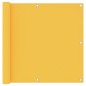 vidaXL Toldo para balcón tela oxford amarillo 90x300 cm vidaXL Toldo para balcón tela oxford amarillo 90x300 cm