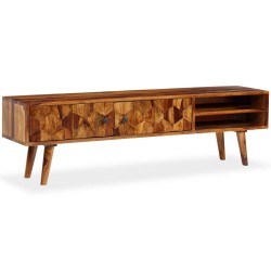vidaXL Mueble para TV de madera maciza de sheesham 140x30x40 cm
