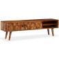 vidaXL Mueble para TV de madera maciza de sheesham 140x30x40 cm vidaXL Mueble para TV de madera maciza de sheesham 140x30x40 cm