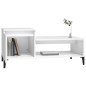 vidaXL Mesa de centro madera contrachapada blanco 100x50x45 cm vidaXL Mesa de centro madera contrachapada blanco 100x50x45 cm