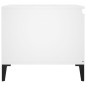 vidaXL Mesa de centro madera contrachapada blanco 100x50x45 cm vidaXL Mesa de centro madera contrachapada blanco 100x50x45 cm