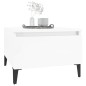 vidaXL Mesas auxiliares 2 uds contrachapada blanco brillo 50x46x35 cm vidaXL Mesas auxiliares 2 uds contrachapada blanco brillo 50x46x35 cm