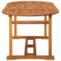 vidaXL Set de comedor de jardín 7 piezas madera maciza de acacia vidaXL Set de comedor de jardín 7 piezas madera maciza de acacia