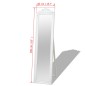 vidaXL Espejo de pie estilo barroco blanco 160x40 cm vidaXL Espejo de pie estilo barroco blanco 160x40 cm