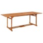 vidaXL Set de comedor para jardín 11 piezas madera maciza de acacia vidaXL Set de comedor para jardín 11 piezas madera maciza de acacia