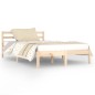 vidaXL Estructura de cama madera maciza de pino 120x200 cm