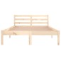vidaXL Estructura de cama madera maciza de pino 120x200 cm