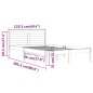 vidaXL Estructura de cama madera maciza de pino 120x200 cm