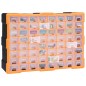 vidaXL Organizador multicajones con 64 cajones 52x16x37,5 cm vidaXL Organizador multicajones con 64 cajones 52x16x37,5 cm