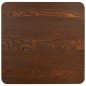 vidaXL Mesa bistró MDF marrón oscuro 80x80 cm vidaXL Mesa bistró MDF marrón oscuro 80x80 cm
