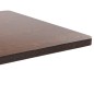vidaXL Mesa bistró MDF marrón oscuro 80x80 cm vidaXL Mesa bistró MDF marrón oscuro 80x80 cm