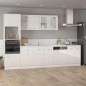 vidaXL Armario inferior madera ingeniería blanco brillo 40x46x81,5 cm vidaXL Armario inferior madera ingeniería blanco brillo 40x46x81,5 cm