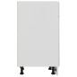 vidaXL Armario inferior madera ingeniería blanco brillo 40x46x81,5 cm vidaXL Armario inferior madera ingeniería blanco brillo 40x46x81,5 cm