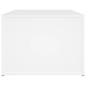 vidaXL Mesa de centro madera contrachapada blanco 100x50x36 cm vidaXL Mesa de centro madera contrachapada blanco 100x50x36 cm
