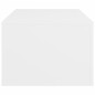 vidaXL Mesa de centro madera contrachapada blanco 100x50,5x35 cm vidaXL Mesa de centro madera contrachapada blanco 100x50,5x35 cm